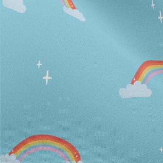 Hand Drawn Beautiful Rainbow Chiffon