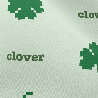 Pixel Wind Clover Chiffon