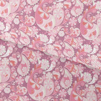 Playful Pink Vortex Flowers Waterproof Oxford