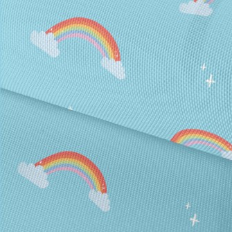 Hand Drawn Beautiful Rainbow Waterproof Oxford