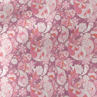 Playful Pink Vortex Flowers Waterproof Canvas