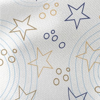 Stars And Circles Waterproof Canvas