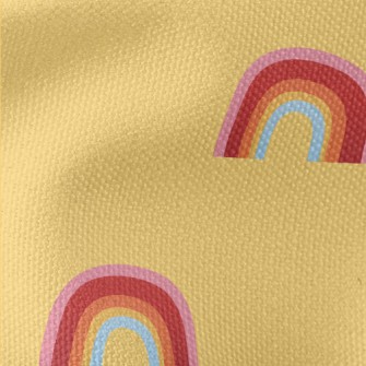 Cute Hand Drawn Rainbow Waterproof Canvas