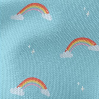 Hand Drawn Beautiful Rainbow Waterproof Canvas