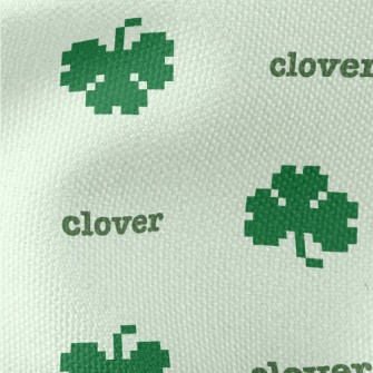 Pixel Wind Clover Waterproof Canvas