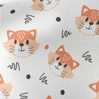 Cute Cartoon Fox Waterproof Canvas