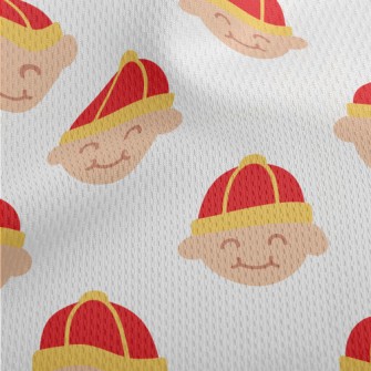 Red Hat Boy Athletic Mesh Flat Back