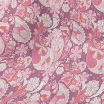 Playful Pink Vortex Flowers Terry