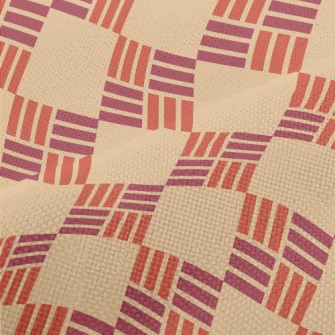 Japanese Diamond Design Performance Linen