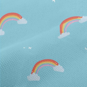 Hand Drawn Beautiful Rainbow Performance Linen