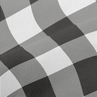 Classic Grey Check Performance Linen