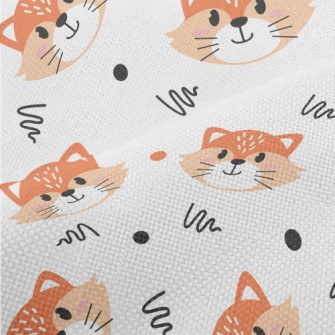 Cute Cartoon Fox Performance Linen