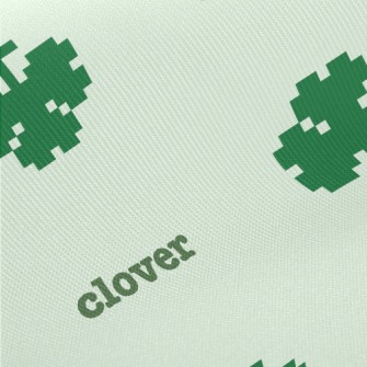 Pixel Wind Clover Twill