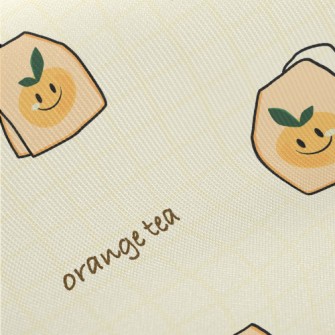Orange Tea Bags Twill