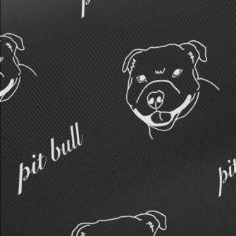 Simple Bulldog Illustration Twill