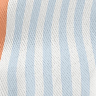 Orange Blue Zigzag Pattern Standard Corduroy