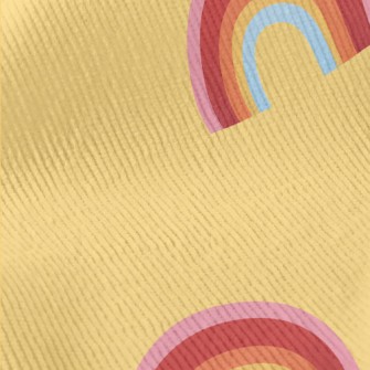 Cute Hand Drawn Rainbow Standard Corduroy