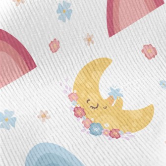 Flowers With Sun And Moon Standard Corduroy