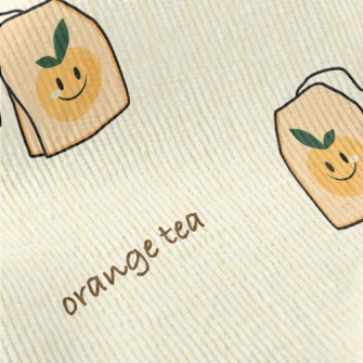 Orange Tea Bags Standard Corduroy