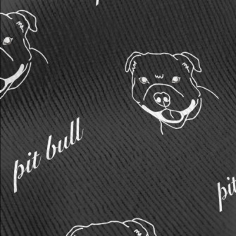 Simple Bulldog Illustration Standard Corduroy