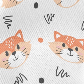 Cute Cartoon Fox Standard Corduroy