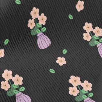 Hand Drawn Cartoon Vase Standard Corduroy