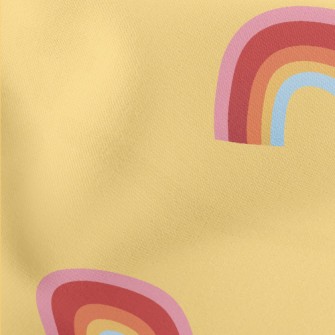 Cute Hand Drawn Rainbow Stretch Ponte