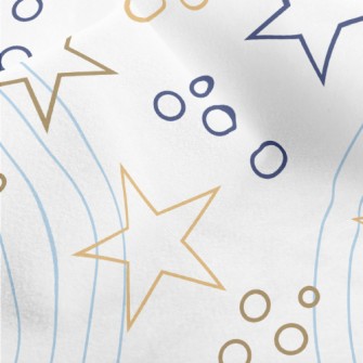 Stars And Circles Micro Fleece