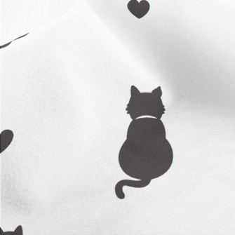 Cat Back And Love Micro Fleece
