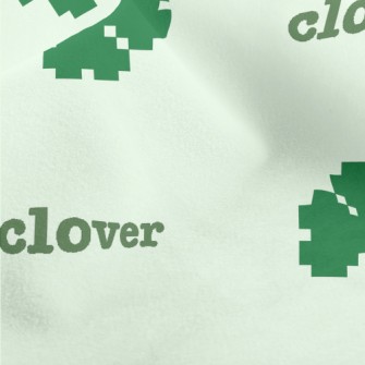 Pixel Wind Clover Micro Fleece