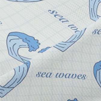 Cartoon Love Waves Piqué