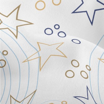 Stars And Circles Lightweight Performance Linen