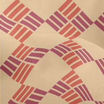 Japanese Diamond Design Lightweight Performance Linen