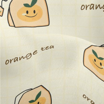 Orange Tea Bags Lightweight Performance Linen