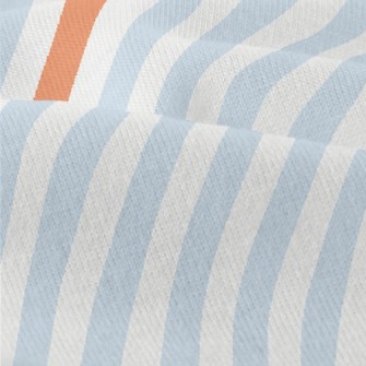 Orange Blue Zigzag Pattern Modern Jersey
