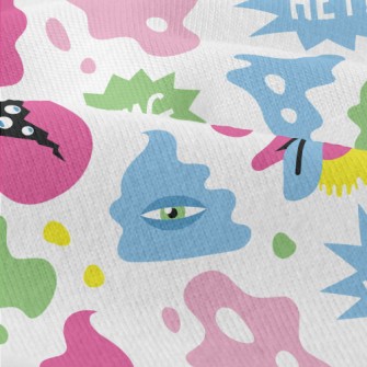 Hand Drawn Colorful Monsters Modern Jersey