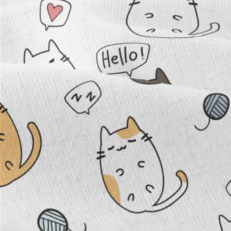 Cute Cartoon Kitten Modern Jersey