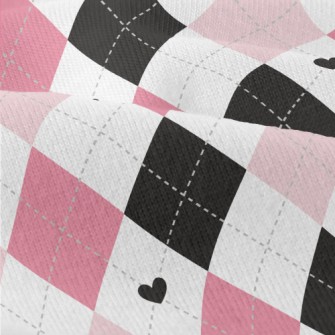 Black Pink Cute Diamond Modern Jersey