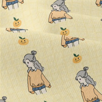Cute Girl Illustration Modern Jersey