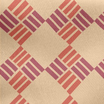 Japanese Diamond Design Jersey Backed Fleece