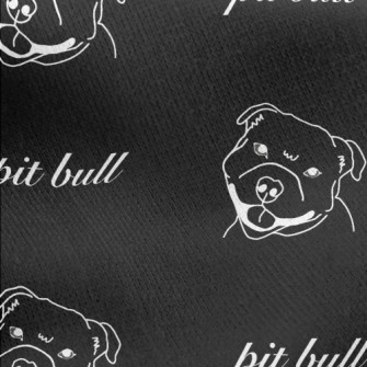 Simple Bulldog Illustration Jersey Backed Fleece