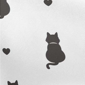 Cat Back And Love Pongee