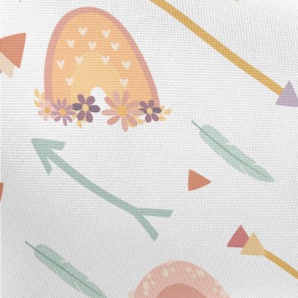 Bohemian Style Doodles Pongee