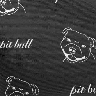 Simple Bulldog Illustration Pongee