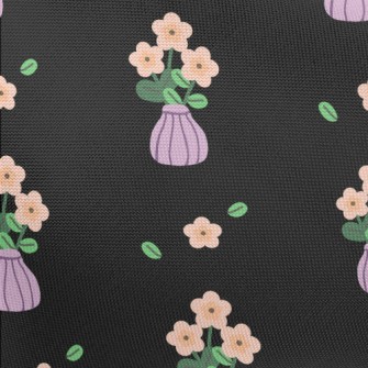 Hand Drawn Cartoon Vase Pongee