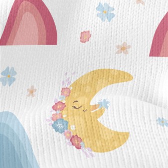 Flowers With Sun And Moon Stretch Jersey