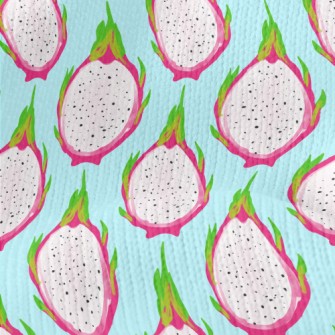 Hand Drawn Dragon Fruit Cross  Stretch Jersey