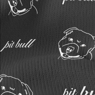 Simple Bulldog Illustration Stretch Jersey