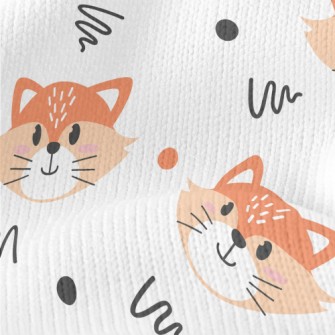 Cute Cartoon Fox Stretch Jersey