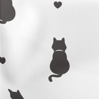 Cat Back And Love Lightweight Cotton Poplin